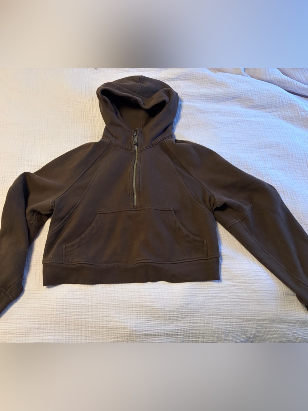 Lululemon Scuba Oversized Half-Zip Hoodie Espresso M/L